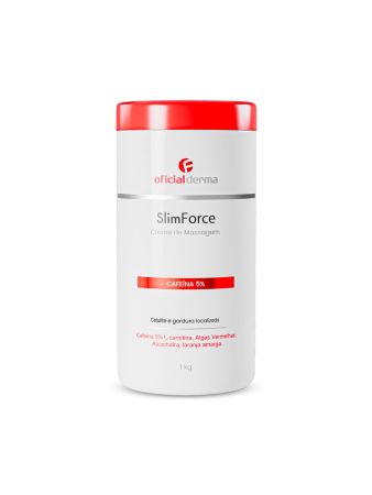 SlimForce Creme de Massagem Com Cafeína 5% 1kg