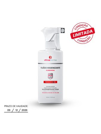 Fluído Higienizante Antioleosidade Facial de Clorexidina 500mL