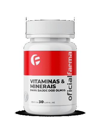 Vitaminas e Minerais para Saúde dos Olhos 30 Cápsulas