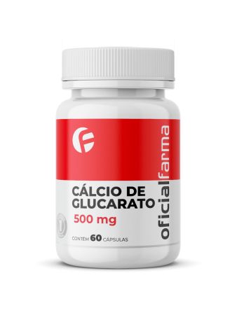 C&aacute;lcio de Glucarato 500mg 60 C&aacute;psulas 