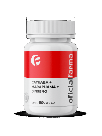 Catuaba, Marapuama e Ginseng 60 C&aacute;psulas