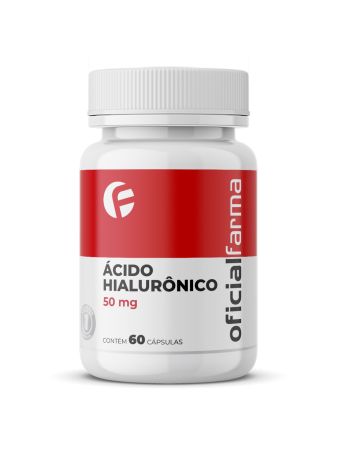 Ácido Hialurônico 50Mg 60 Cápsulas