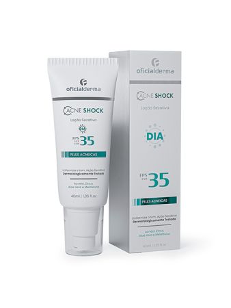 AcneShock Lo&ccedil;&atilde;o Secativa Tonalizante FPS 35 40mL