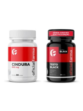 Testo Black 30 Doses + Cindura 800mg 30 Doses