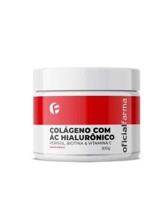 Colágeno Com Ácido Hialurônico, Verisol, Biotina & Vitamina C 300g