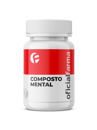 Composto Mental - Concentra&ccedil;&atilde;o e Mem&oacute;ria 120 C&aacute;psulas