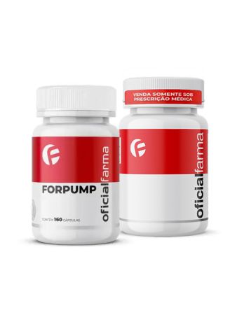 Tadalafil Com Arginina 60 Cápsulas + Forpump Vasodilatador 160 Cápsulas