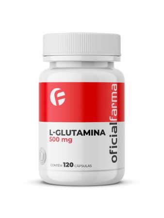 L-Glutamina 500mg 120 C&aacute;psulas