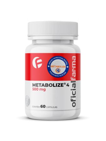 Metabolize&reg; 4 500mg 60 C&aacute;psulas com Selo de Autenticidade