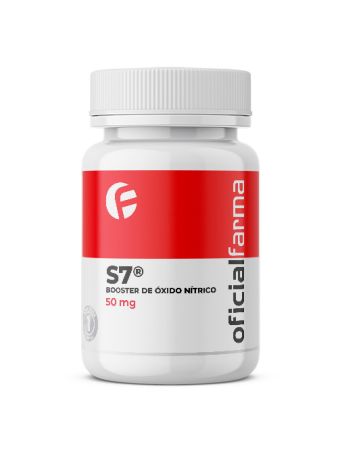 S7® (Booster de Óxido Nítrico) 50mg 30 Cápsulas