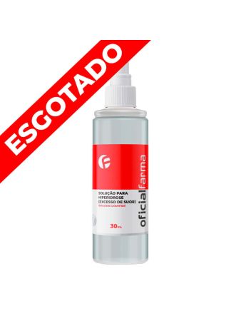 Solução Para Hiperidrose (Excesso De Suor) 30ml