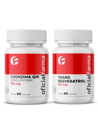 Super Antioxidade e Mais Saúde - Coenzima Q10 + Trans Resveratrol